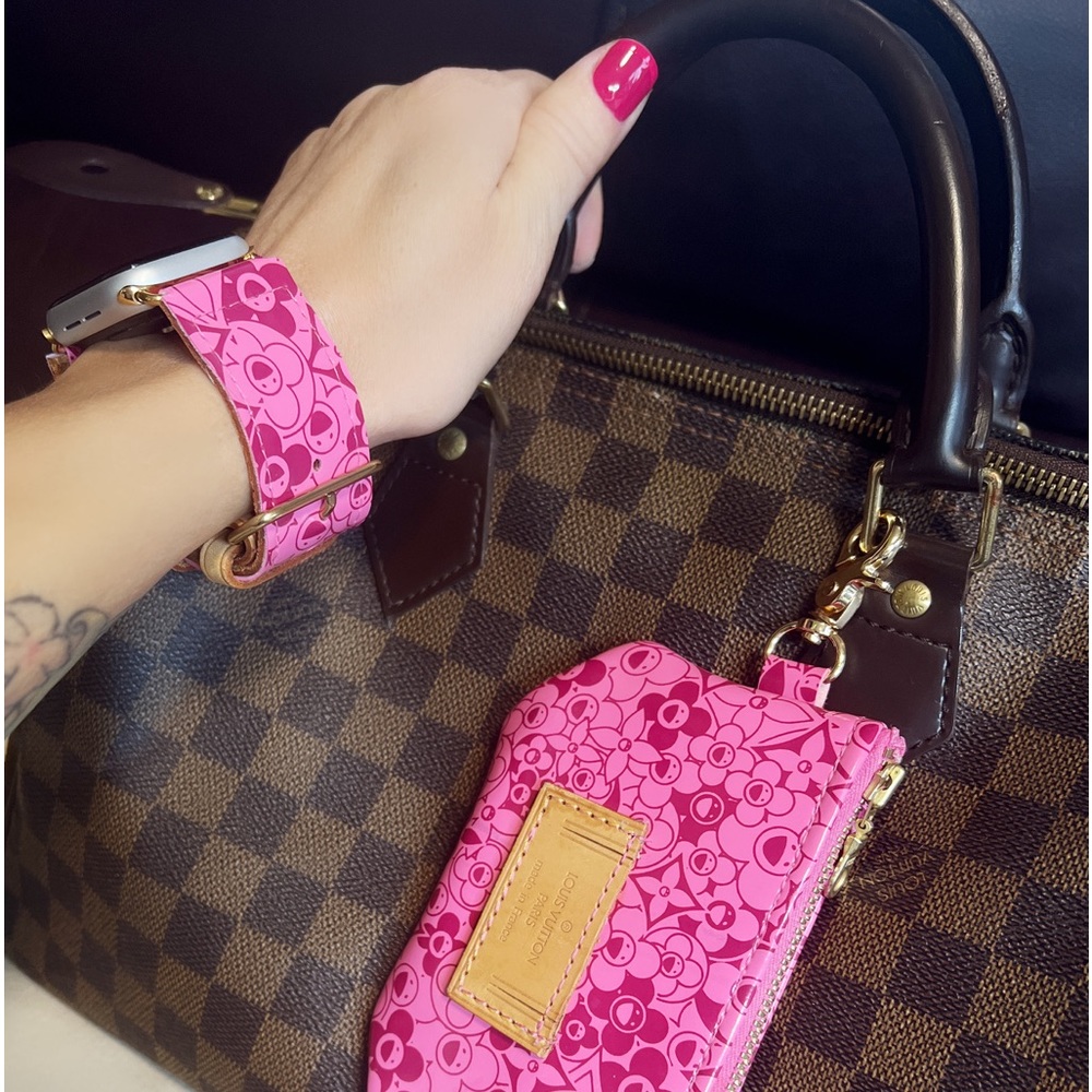💖 Authentic‼️ Apple Watch band Pink Cosmic Blossom canvas - Picture 9 of 15